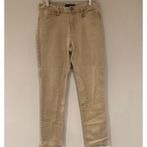 Lauren Jeans Co. Riding Pants Stretch‎ Casual Khaki Trousers Women's Size 6
